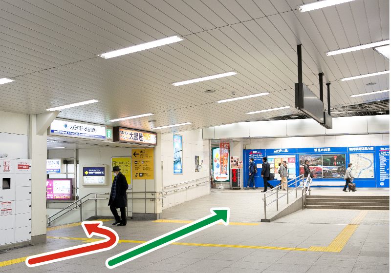 JR鶴見駅からの道順2