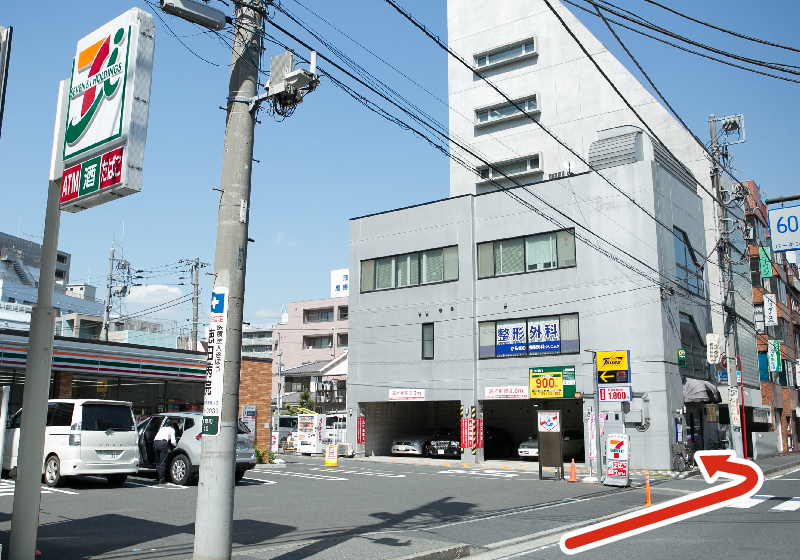 JR鶴見駅からの道順4