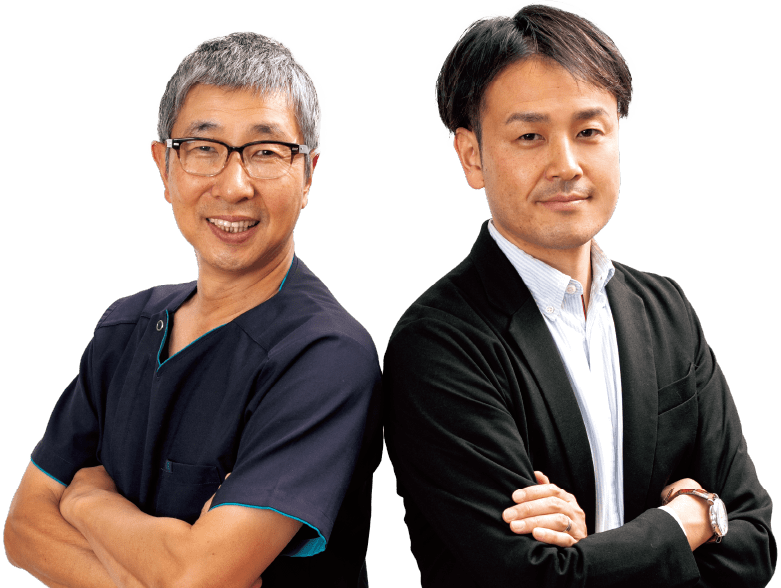 柄澤医師・稲見専任講師　写真
